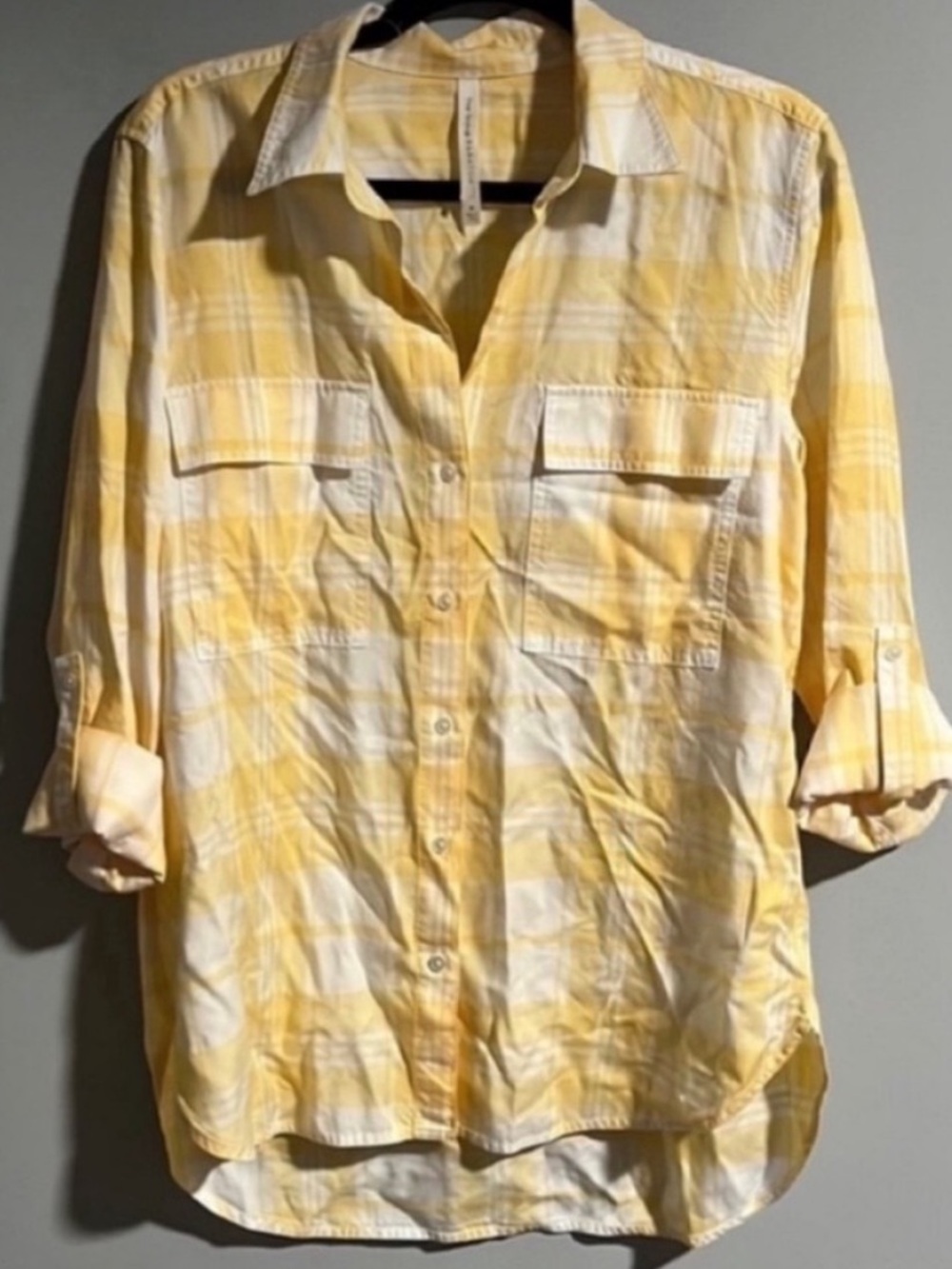 Aritzia The Group Babaton Utility Button Front Plaid Shirt